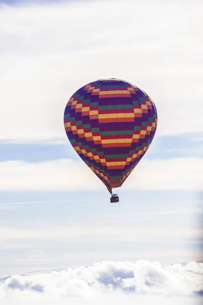 Göreme Turcja Grudzień 2018 Balonem Powietrzu Nad Kapadocją Kapadokya Turcja — Zdjęcie stockowe