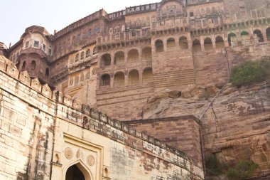 Jodhpur, Hindistan 'daki Mehrangarh Kalesi