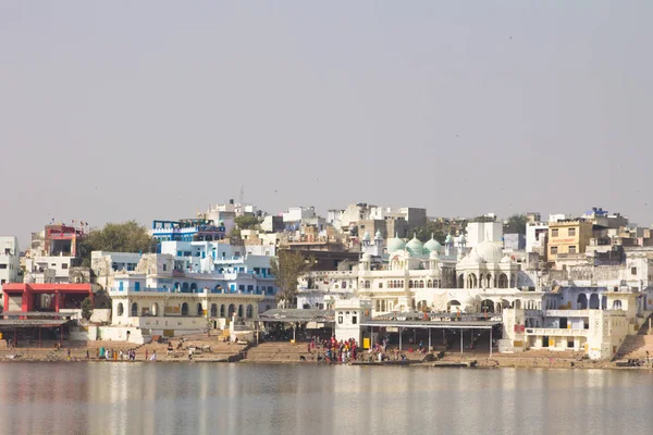 Pushkar India Pushkar Helig Sjö Rajasthan Indien — Stockfoto