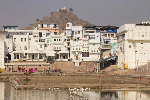 Pushkar India Pushkar Helig Sjö Rajasthan Indien — Stockfoto