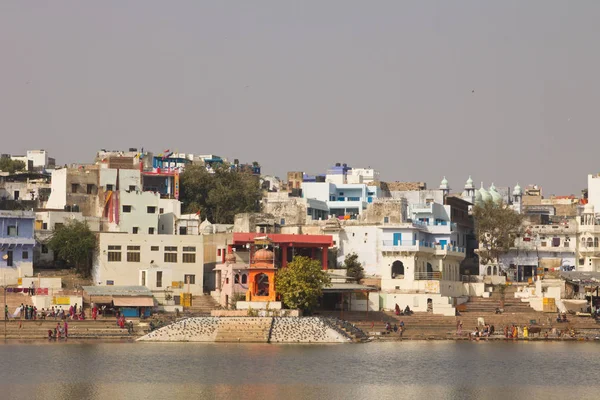 Pushkar India Pushkar Helig Sjö Rajasthan Indien — Stockfoto