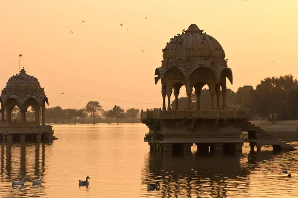 Udaipur Lake Sunset Rajasthan India —  Fotos de Stock