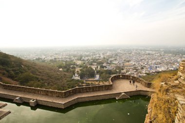 Hindistan 'ın en büyük kalesi Rajasthan' daki Chittorgarh kalesi ve UNESCO Dünya Mirası Alanı, Chittaurgarh, Hindistan