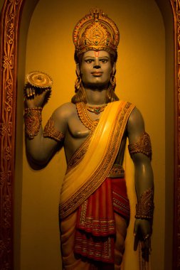 Hyderabad Hindistan 'daki Ramoji Film Stüdyoları' ndaki eğlence parkı ve dekorasyonlar.