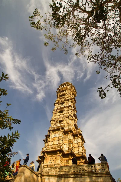 Chittaurgarh India Diciembre 2015 Fuerte Chittorgarh Rajastán Fuerte Más Grande — Foto de Stock