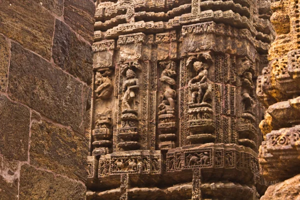 Konark Hindistan Ocak 2016 Güneş Tapınağı Nda Konark Orissa Hindistan — Stok fotoğraf