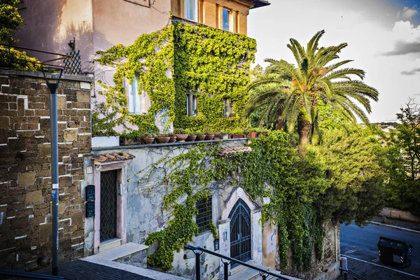 Rome Italy May 2018 Beautiful Villa House Center Roma Close — Stock Photo, Image