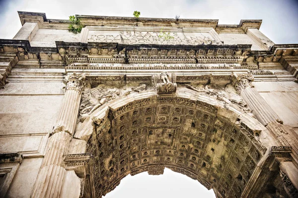 Roma Italien Maj 2018 Arch Titus Roman Forum Ruiner Antika — Stockfoto