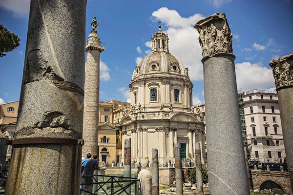 Rome Olaszország 2018 Május Foro Cesare Forum Romanum Római Kori — Stock Fotó