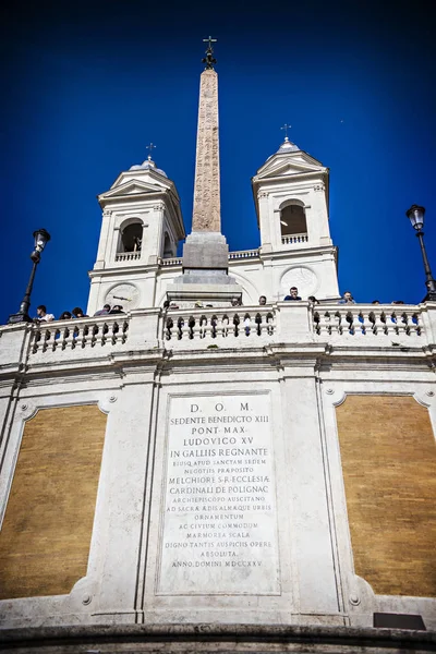 Rome Olaszország 2018 Május Piazza Spagna Spanyol Lépcsőtől Róma Olaszország — Stock Fotó
