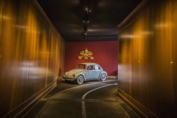 Vaticano Junho 2018 Carro Vintage Papa Museu Vaticano Roma Itália — Fotografia de Stock