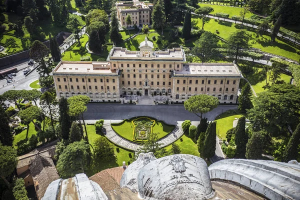 베드로 대성당 이탈리아의 관점에서 로마와 바티칸의 바티칸 2018 — 스톡 사진