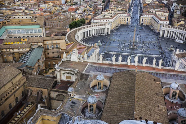 Vatican May 2018 Aerial View Vatican City Peter Square Dome — Stock Photo, Image