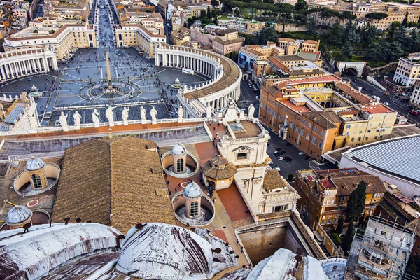 Vatican Mai 2018 Luftaufnahme Der Vatikanischen Stadt Und Des Peter — Stockfoto