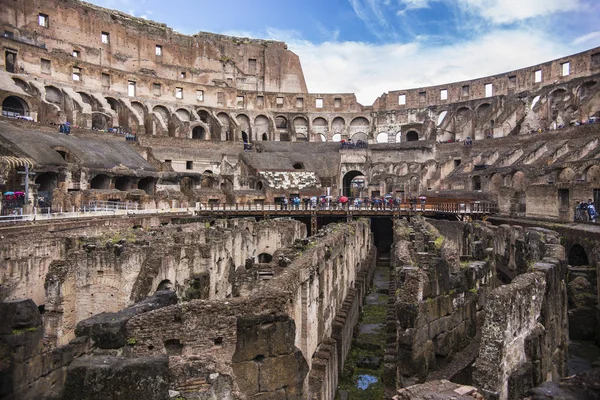 Roma Italia Junio 2018 Coliseo Romano Vista Interior Antigua Roma —  Fotos de Stock