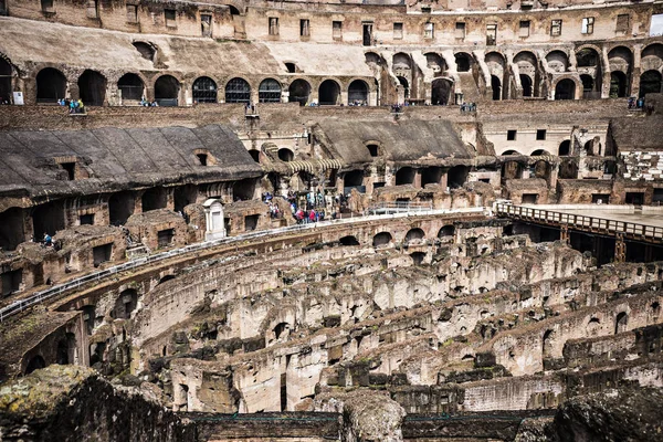 Rome Italie Juin 2018 Colisée Romain Intérieur Rome Antique Italie — Photo