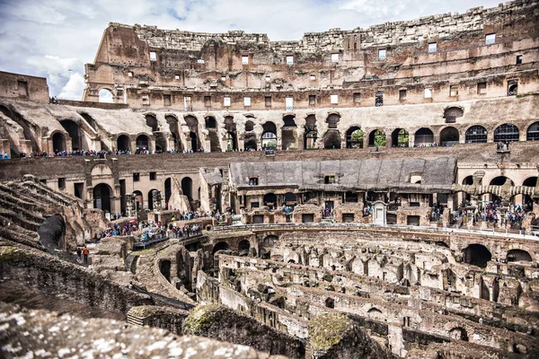 Roma Italia Junio 2018 Coliseo Romano Vista Interior Antigua Roma —  Fotos de Stock