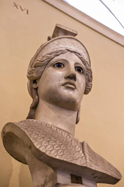 Antik Római Szobrok Vatikáni Múzeumban Róma Olaszország — Stock Fotó