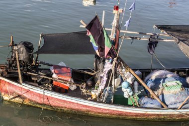 Koh Samui balıkçı tekneleri-Bangrak Pier, Tayland