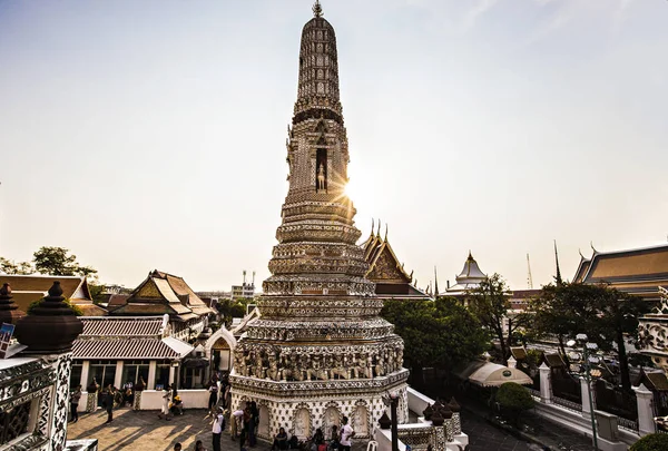 Bangkok Thaïlande Mars 2019 Wat Arun Ratchawararam Temple Bouddhiste Dans — Photo