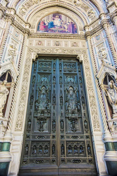 Florenz Italien Oktober 2018 Florenz Duomo Eingang Details Close View — Stockfoto