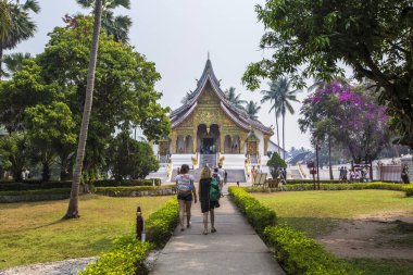 Haw Pha Bang Kraliyet Tapınağı Phra Bang Buddha imajı için inşa edildi, Laos