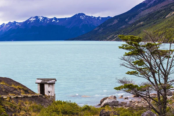 Beautiful Turqouise Lake Landscape National Park Parque Nacional Los Glaciares — 스톡 사진