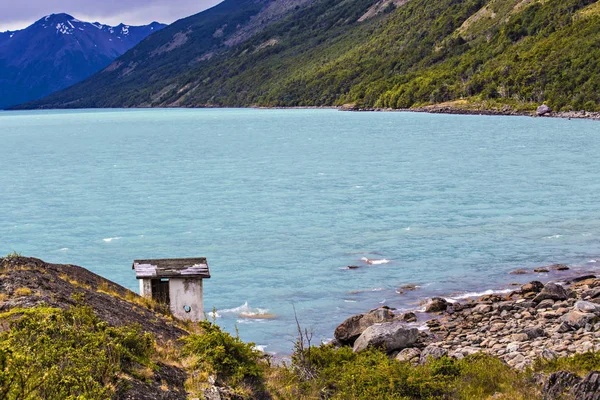 Beautiful Turqouise Lake Landscape National Park Parque Nacional Los Glaciares — 스톡 사진