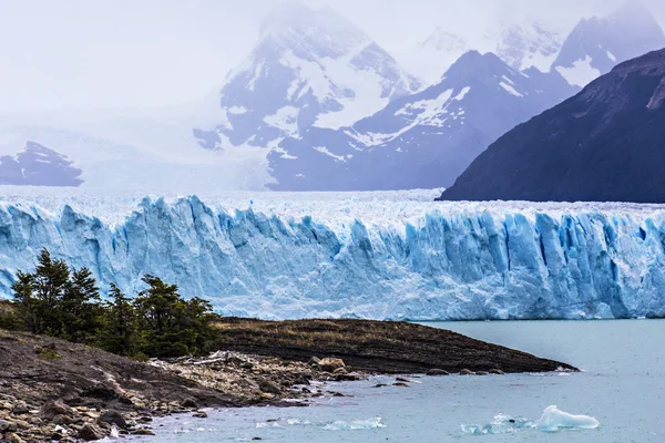 Perito Moreno Gleccser Los Glaciers Nemzeti Park Patagónia Argentína Kék — Stock Fotó