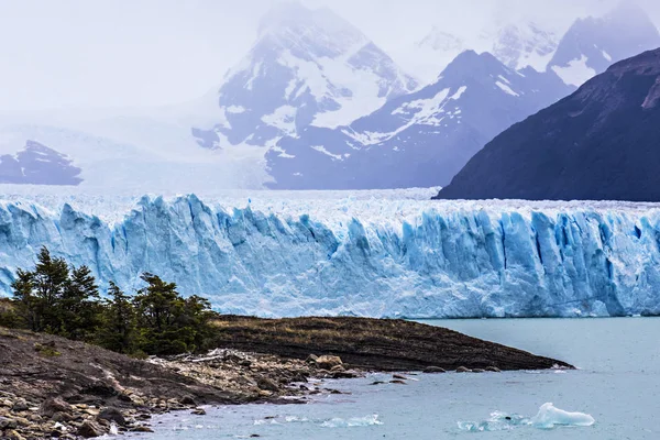 Perito Moreno Glacier in Los Glaciers National Park in Patagonia, Argentina. Blue ice Glacier, ancient ice, El Calafate, Patagonia