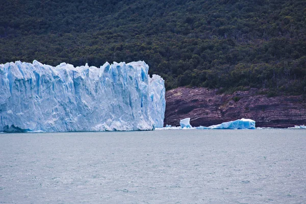 Ледник Перито Морено Национальном Парке Лос Ледники Патагонии Аргентина Голубой — стоковое фото