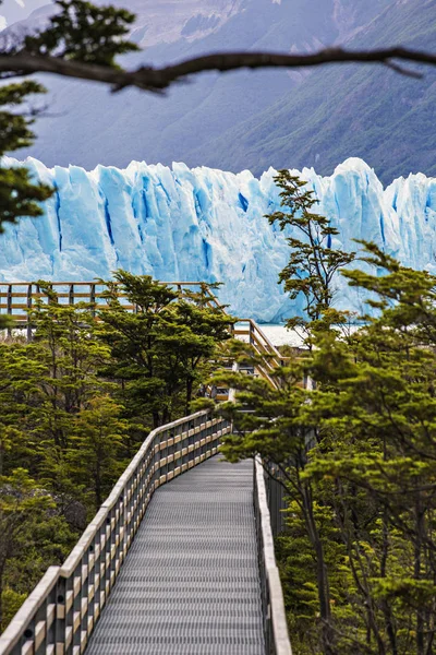 Arjantin, Patagonya 'daki Los Glaciers Ulusal Parkı' ndaki Perito Moreno Buzulu. Mavi buzul, antik buz, El Calafate, Patagonya