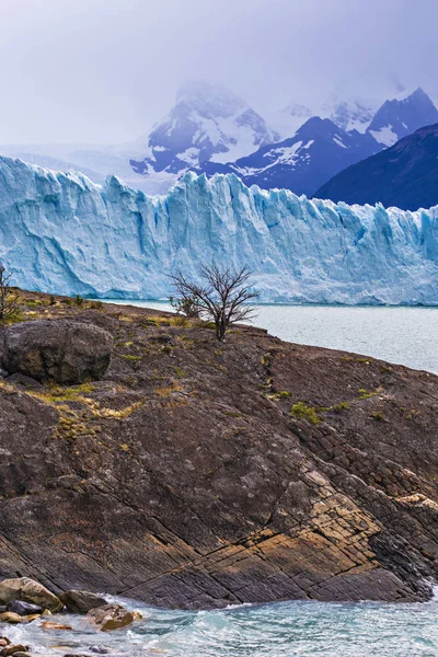 Ice Cave View Perito Moreno Glacier Los Glaciers National Park — стокове фото