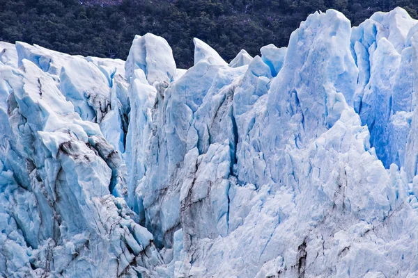 Perito Moreno Gletsjer Los Glaciers National Park Patagonië Argentinië Blue — Stockfoto