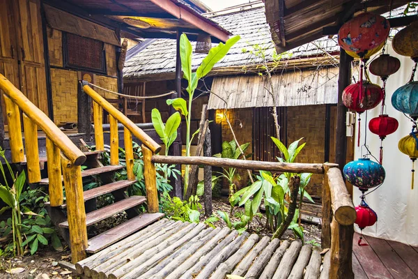 Luang Prabang Laos March 2019 Traditional Lao Style Villa Tropical — 스톡 사진