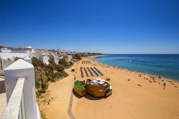Albufeira Portugal Juni 2019 Albufeira Beach Aerial View Praia Peneco — Stockfoto