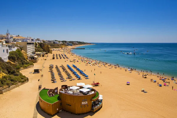 Albufeira Portugal Juni 2019 Albufeira Beach Aerial View Praia Peneco — Stockfoto