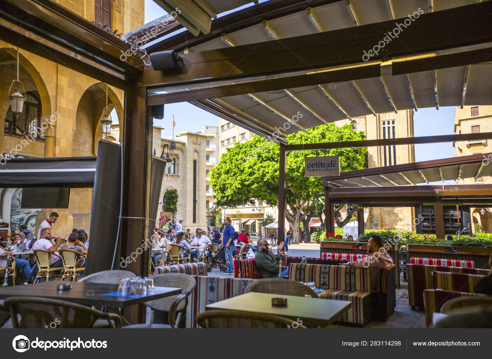 Beirut Lebanon October 2018 Traditional French Architecture