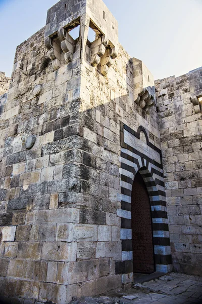 Tripoli Lebanon October 2018 Tripoli Old City Citadel Entrance Gate — стоковое фото
