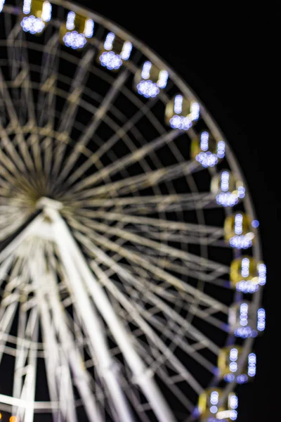 Fragment Ferris Wheel Night Ferris Wheel Eliminated Night City — Φωτογραφία Αρχείου