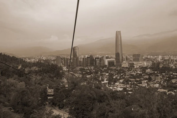 Santiago Şili Şubat 2019 Santiago Chile San Cristobal Hill Şili — Stok fotoğraf