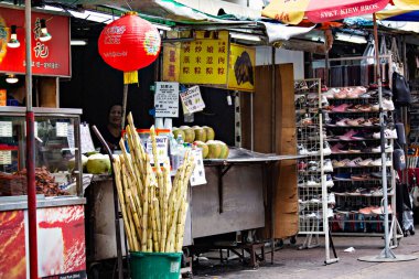 Colorful traditional street at China town, Kuala Lumpur, Malaysia