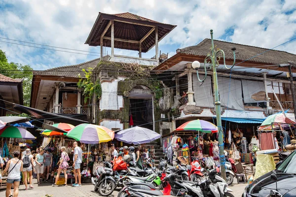 Människor Ubud Marknaden Bali Indonesien — Stockfoto