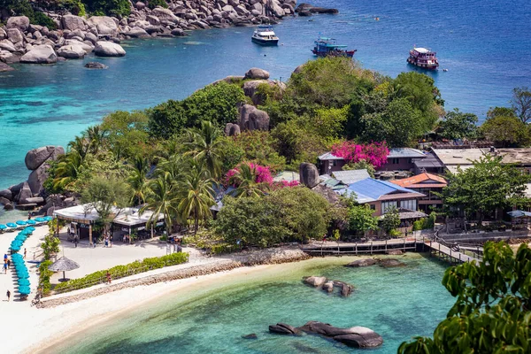 Resort Turístico Ilha Paradisíaca Paisagem Beira Mar — Fotografia de Stock