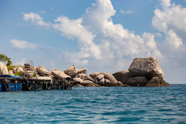 Koh Tao Thailandia Marzo 2019 Veduta Aerea Delle Ville Tropicali — Foto Stock