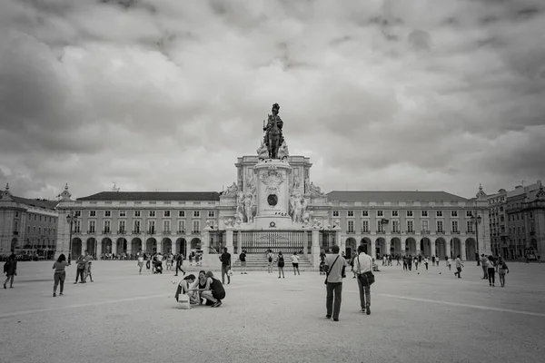 Estatua Ecuestre Del Rey José 1775 Lisboa Portugal —  Fotos de Stock