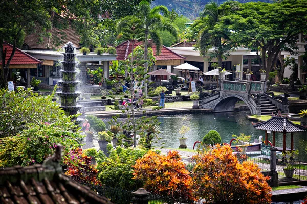 Bali Indonesia March 2020 Taman Tirta Gangga Holy Water Temple — 图库照片
