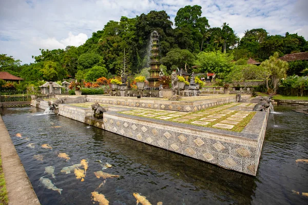 Bali Indonesia Marzo 2020 Taman Tirta Gangga Vista Del Templo —  Fotos de Stock
