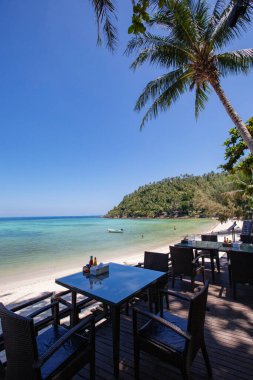 Koh Phangan, Samui, Tayland 'da güzel bir sahil.