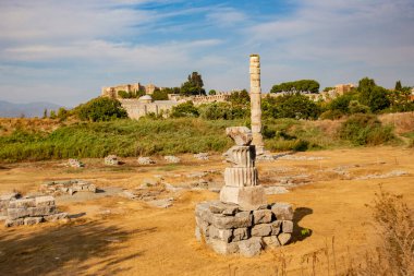 Efes, İzmir 'deki Artemis Tapınağı' nın kalıntıları 